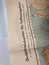 Load image into Gallery viewer, Original WW2 German Luftwaffe Map of Europe &amp; Russia
