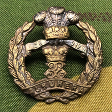 Load image into Gallery viewer, Original British Army WW2 Collar Badge - Middlesex Regiment - The Militaria Shop
