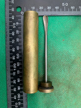 Charger l&#39;image dans la galerie, Original British Army WW1-WW2 SMLE Lee Enfield Brass Oil Bottle
