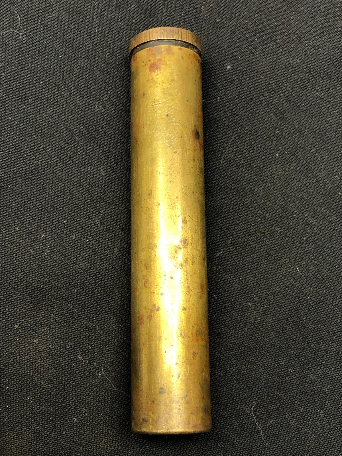 Original WW1 British Army Brass Oil Bottle - SMLE Lee Enfield - EFD Marked - The Militaria Shop