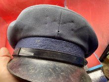 Load image into Gallery viewer, Post WW2 US Army / Airforce Hat in Dark Blue Material. Made in Germany - Size 58
