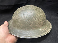 Load image into Gallery viewer, Original WW2 British Army Combat Helmet Complete with Liner - 1938 Dated
