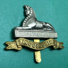 Load image into Gallery viewer, Original British Army Cap Badge - The Lincolnshire Regiment
