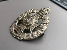 Load image into Gallery viewer, Original WW2 British Army Rifle Brigade (The Prince Consort&#39;s Own) Cap Badge
