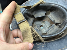 Load image into Gallery viewer, Original WW2 British Civil Defence Home Front Warden Helmet Complete
