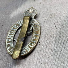 Load image into Gallery viewer, Original WW2 British Army Royal Corps of Signals Cap Badge
