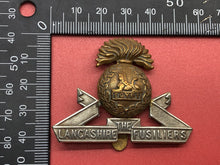 Load image into Gallery viewer, Original British Army The Lancashire Fusiliers Cap Badge
