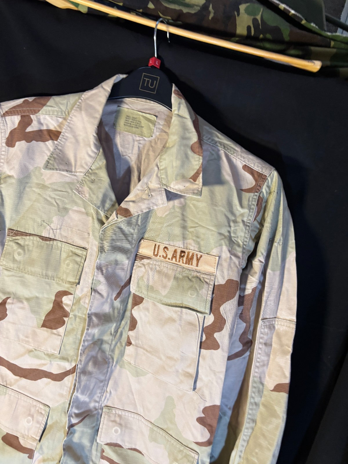 Gulf War US Army DCU Camouflaged Combat Field Coat/Jacket - Small/Short - The Militaria Shop