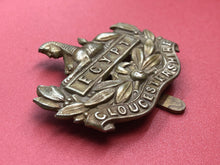 Load image into Gallery viewer, Original WW1/WW2 British Army Gloucestershire Regiment Cap Badge
