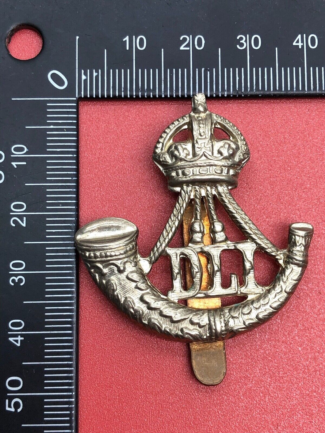 Original WW2 British Army Cap Badge - Durham Light Infantry