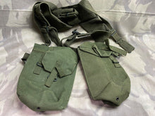 Load image into Gallery viewer, Original Group of British Army 58 Pattern Webbing items, Yolk &amp; Pouches
