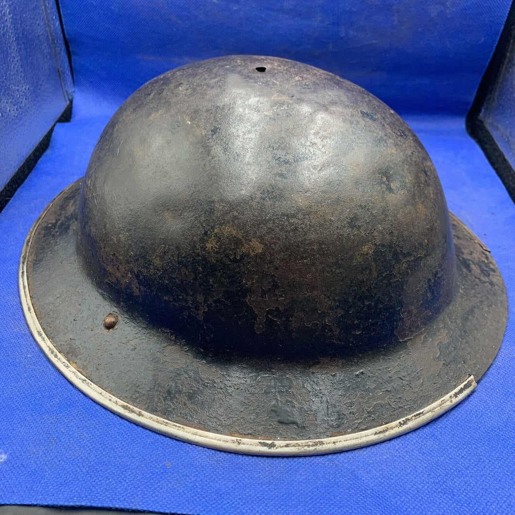 Original WW2 British Army Mk2 Brodie Combat Helmet