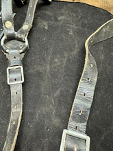 Load image into Gallery viewer, Original German Army WW2 Style Solider Equipment Leather Y Straps
