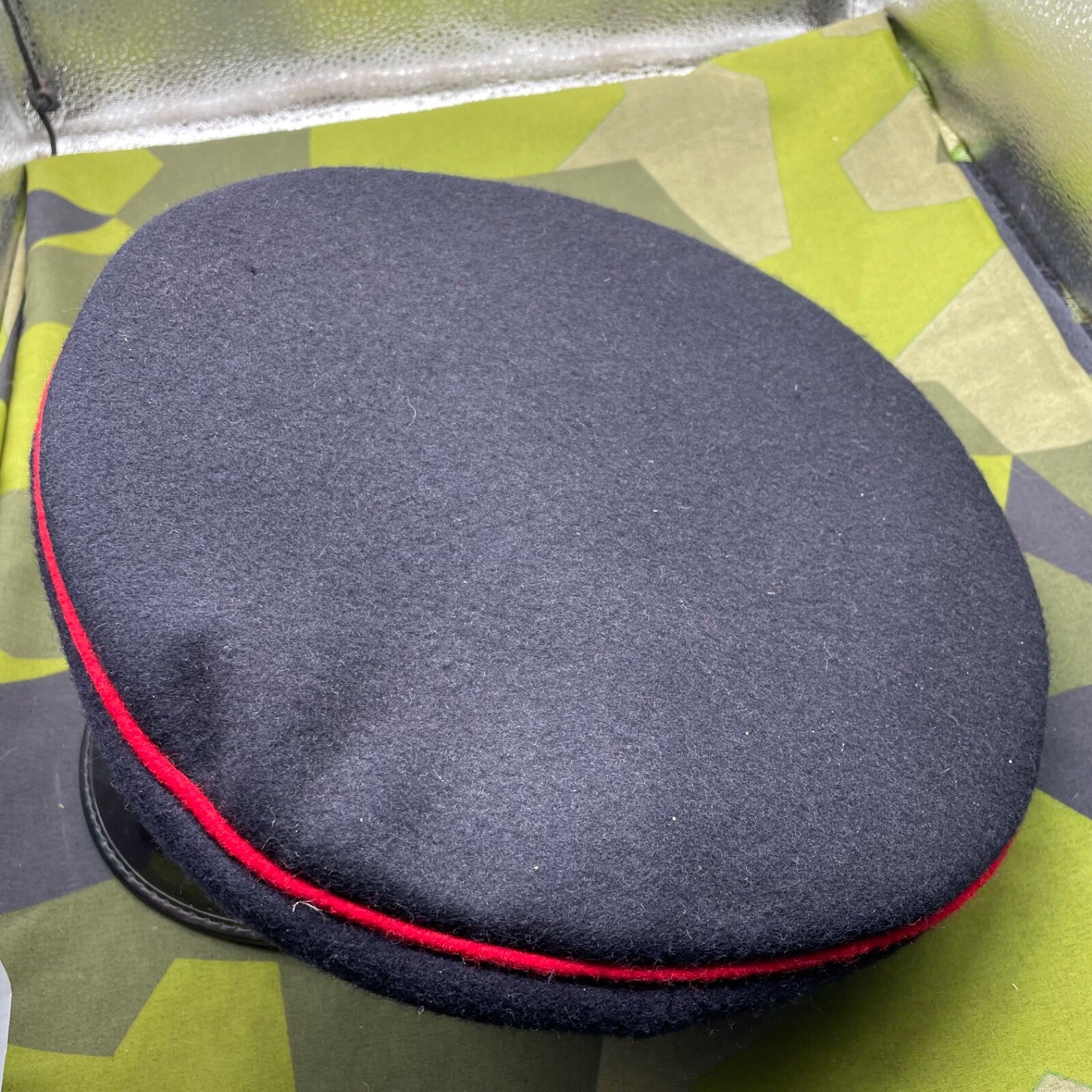 Original British Army Royal Engineers Peaked Cap - Size 56cm - The Militaria Shop