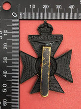 Load image into Gallery viewer, Original WW2 British Army King&#39;s Royal Rifle Corps Cap Badge
