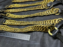 Load image into Gallery viewer, Genuine British Army Helmet Brass Chin Scales - Ideal for Victorian/WW2/Current
