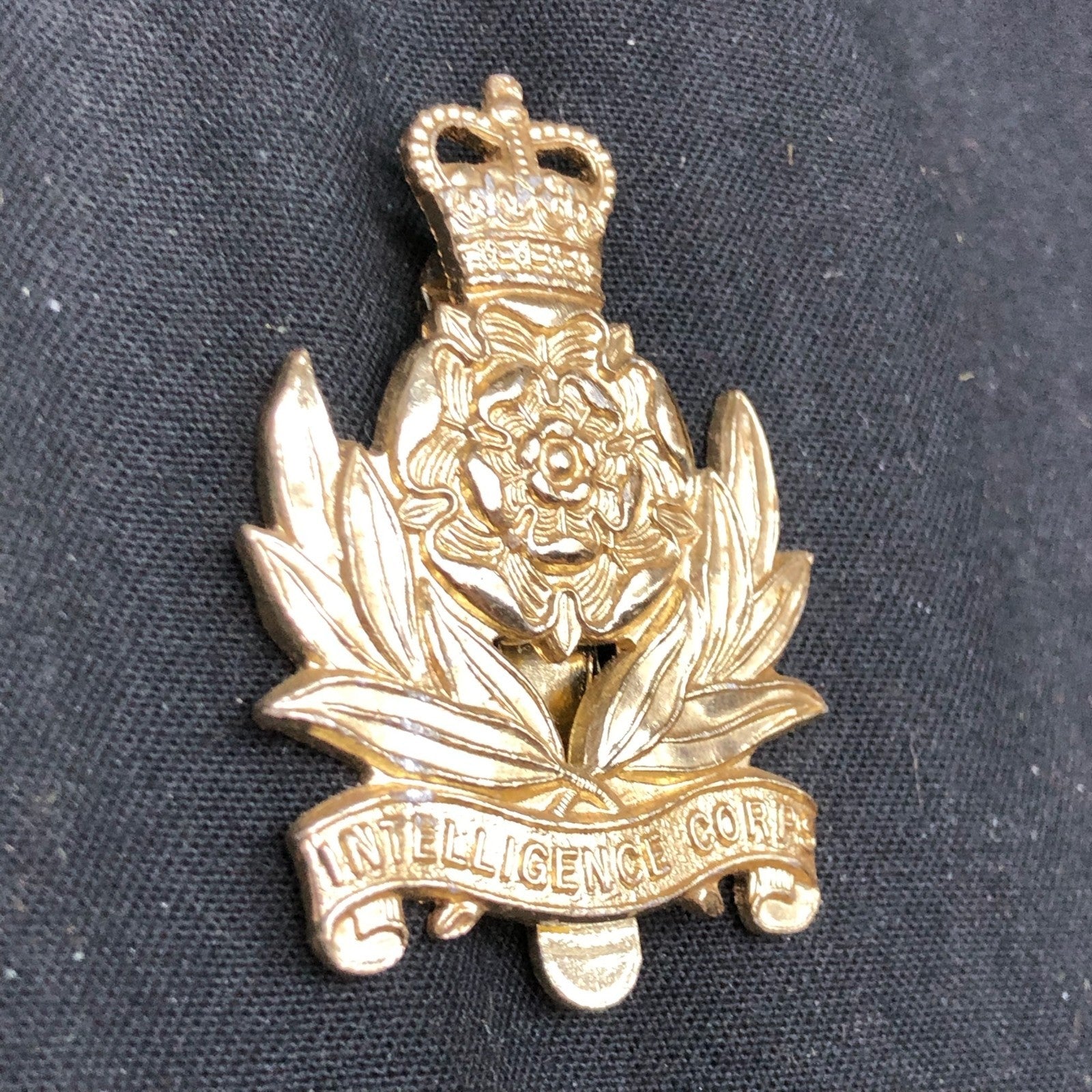 Original British Staybrite Army Cap - Intelligence Corps - The Militaria Shop