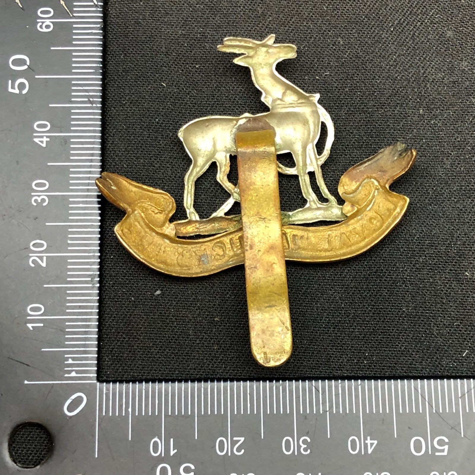 Original WW2 British Army Cap Badge - Royal Warwickshire Regiment - The Militaria Shop