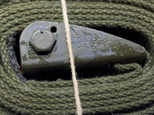 Charger l&#39;image dans la galerie, 1 x Original WW2 US Army Olive Drab Vehicle Equipment Holding Strap. 50mm x 6ft
