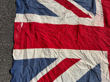 Load image into Gallery viewer, Original WW2 British Union Jack Flag - British Made - Large Size - 170x106cm
