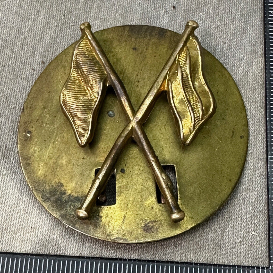 Original WW2 British Army Brass Signallers Badge