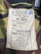 Genuine British Army Surplus Jungle DPM Combat Jacket Smock - Size 180/96 - The Militaria Shop