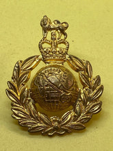 Load image into Gallery viewer, Original British Royal Marines Issue - Queens Crown Cap Badge
