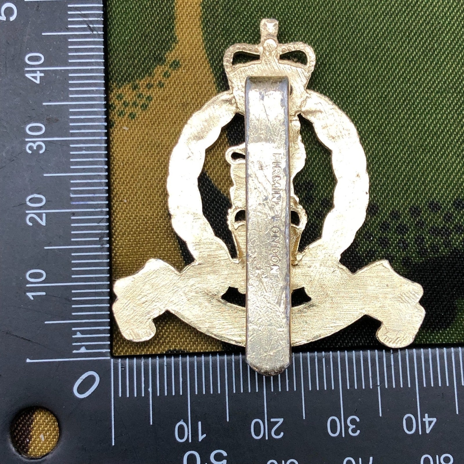Original British Staybrite Army Cap Badge - Adjutant General's Corps - The Militaria Shop