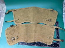 Charger l&#39;image dans la galerie, Original WW2 British / Canadian Army 37 Pattern Spats / Gaiters - 1943 Dated
