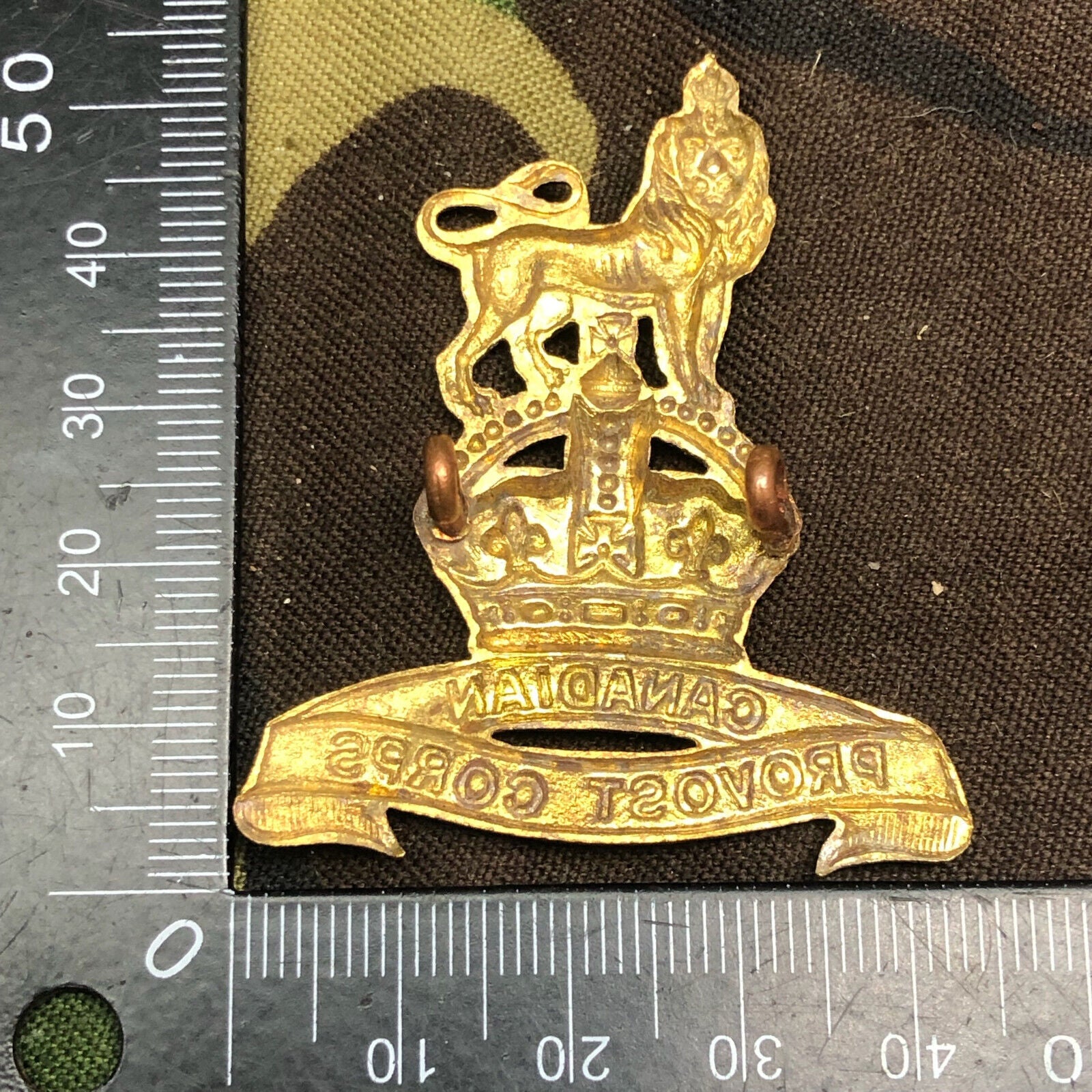 Original Canadian Army Provost Corps Cap Badge - The Militaria Shop