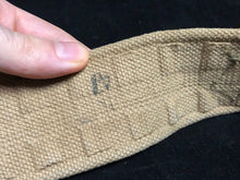 Load image into Gallery viewer, Original WW2 British Army 37 Pattern Combat Belt - 38&quot; Waist
