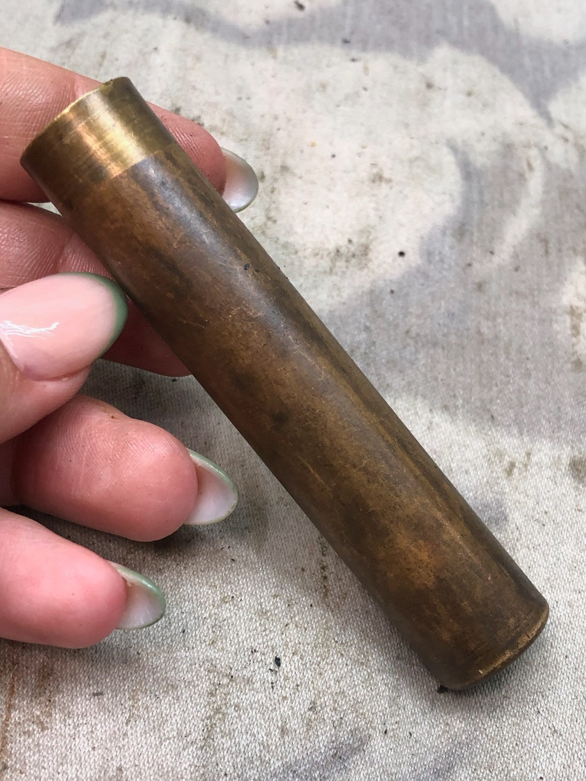 Original WW1 British Army SMLE Enfield Brass Oil Bottle - EFD Marked - The Militaria Shop