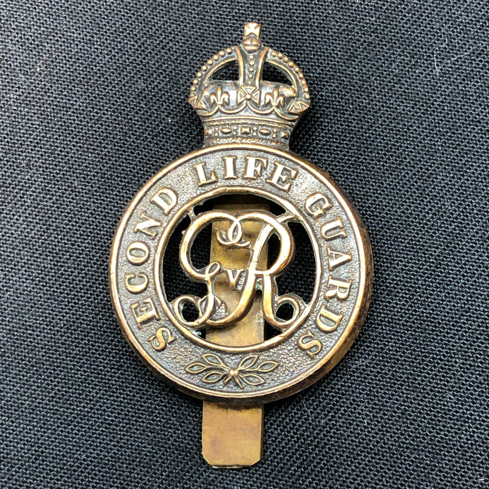 Original WW1 British Army Regimental Cap Badge - Second Regiment of Life Guards - The Militaria Shop