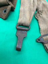 Charger l&#39;image dans la galerie, Original WW2 British Army Soldiers Gas Mask Bag Strap
