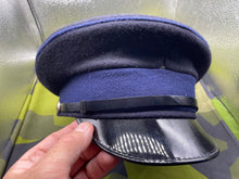 Load image into Gallery viewer, Original British Army Queens Dragoon Guards Peaked Cap - Size 57cm - The Militaria Shop
