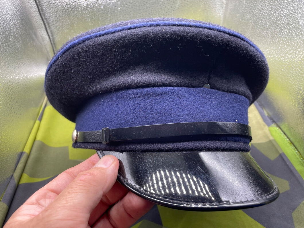 Original British Army Queens Dragoon Guards Peaked Cap - Size 57cm - The Militaria Shop