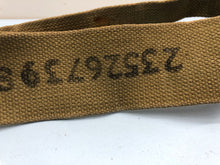 Load image into Gallery viewer, Original WW2 British Army Tan Webbing Shoulder Strap 37 Pattern - Royal Signals
