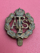 Load image into Gallery viewer, Original WW2 British Army Cap Badge - ATS -  Auxiliary Territorial Service
