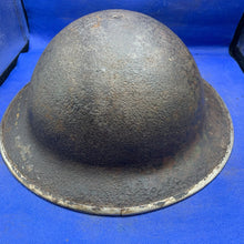 Load image into Gallery viewer, Original WW2 British Army Mk2 Brodie Combat Helmet
