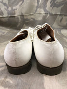 Genuine British Army Women's White Summer Shoes - WW2 Pattern - Size UK 12 L - The Militaria Shop