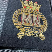 Load image into Gallery viewer, British Royal Merchant Navy Marine Bullion Embroidered Blazer Badge
