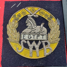 Load image into Gallery viewer, British Army Bullion Embroidered Blazer Badge - South West Borderers
