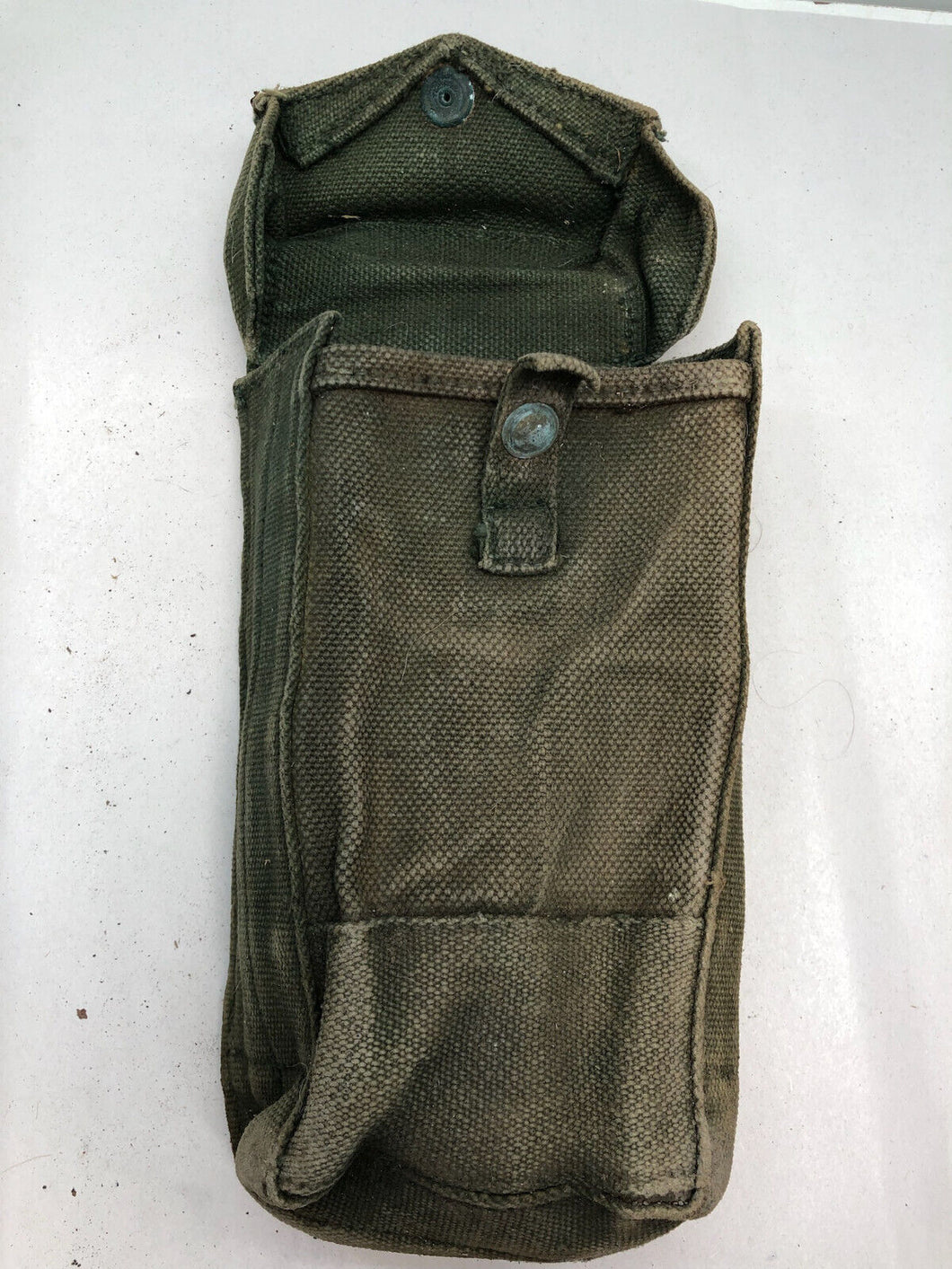 Original WW2 British Army 37 Pattern Bren Pouch - Used Condition