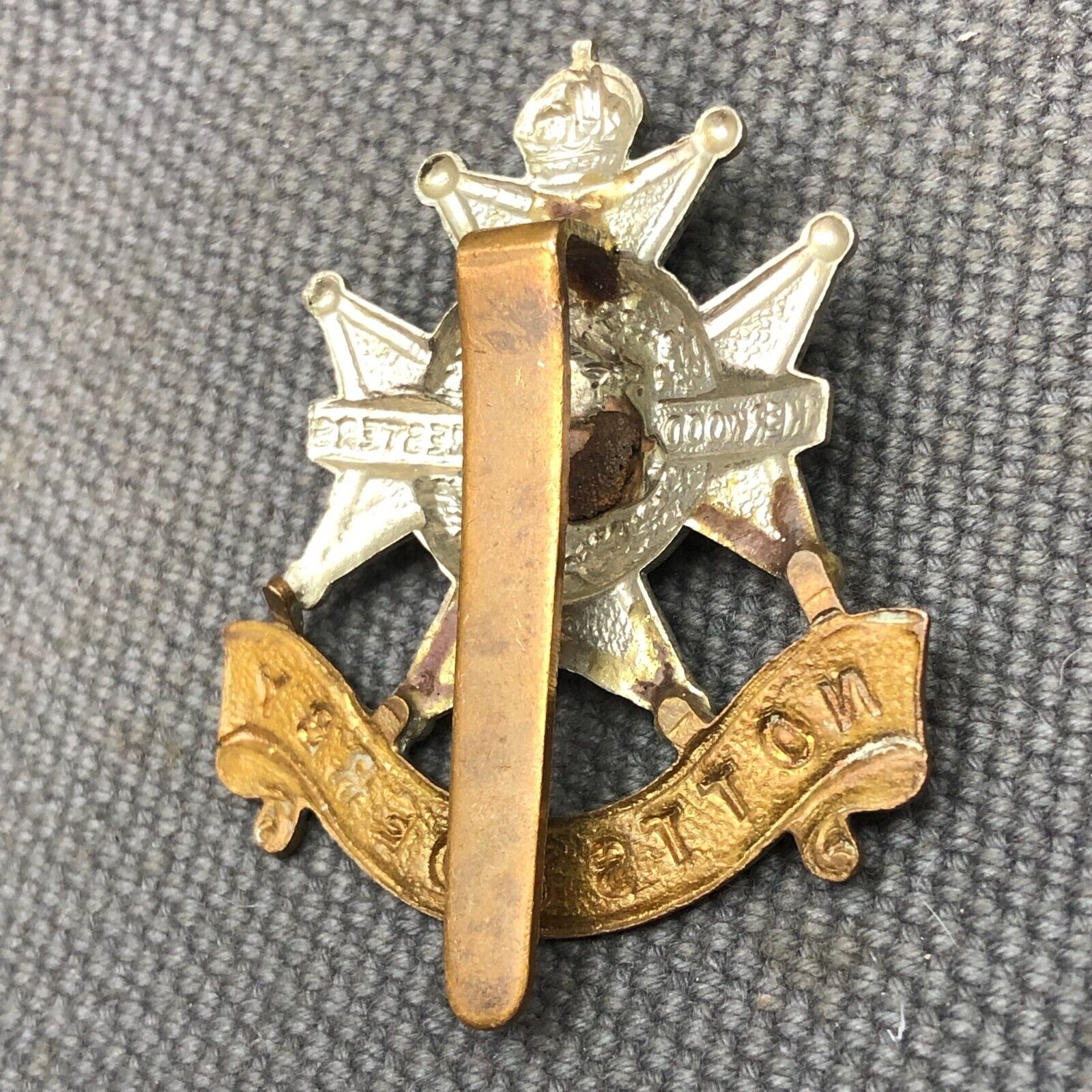 Original WW2 British Army Cap Badge - Notts and Derby Sherwood Foresters - The Militaria Shop