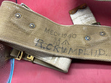 Load image into Gallery viewer, Original WW1 British Army 1908 Pattern Waist Belt - Whitewashed for Police - 42&quot;
