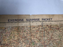 Load image into Gallery viewer, Original British Army GSGS Map - Exercise Surprise Packet - Hampshire / Dorset
