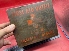 Load image into Gallery viewer, Original British Royal Air Force RAF AM First Aid Outfit Tin - Emergency Dinghy
