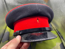 Load image into Gallery viewer, Original British Army Royal Engineers Peaked Cap - Size 59cm - The Militaria Shop
