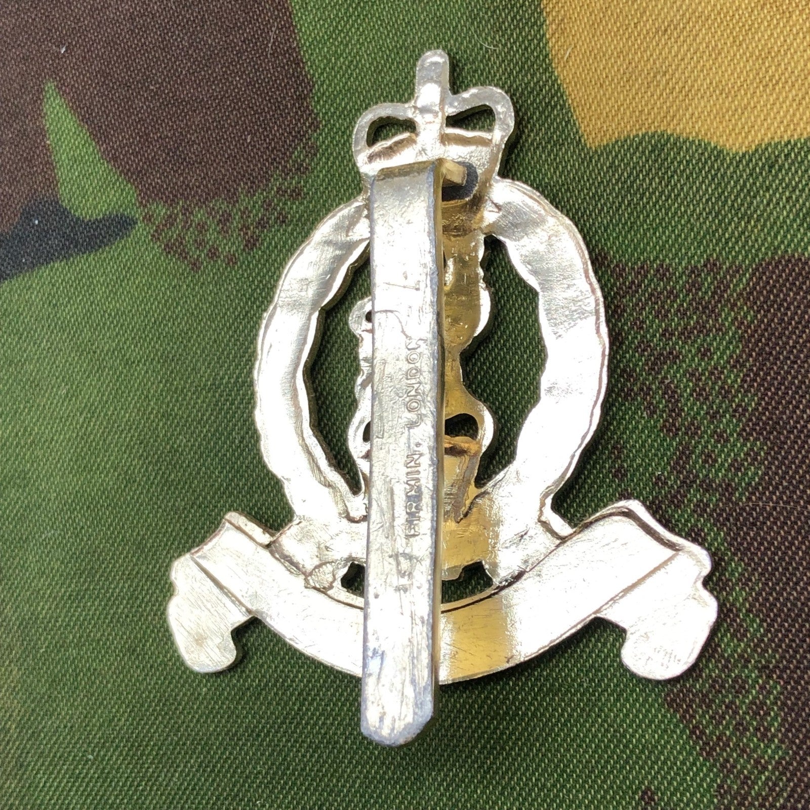 Original British Staybrite Army Cap Badge - Adjutant General's Corps - The Militaria Shop