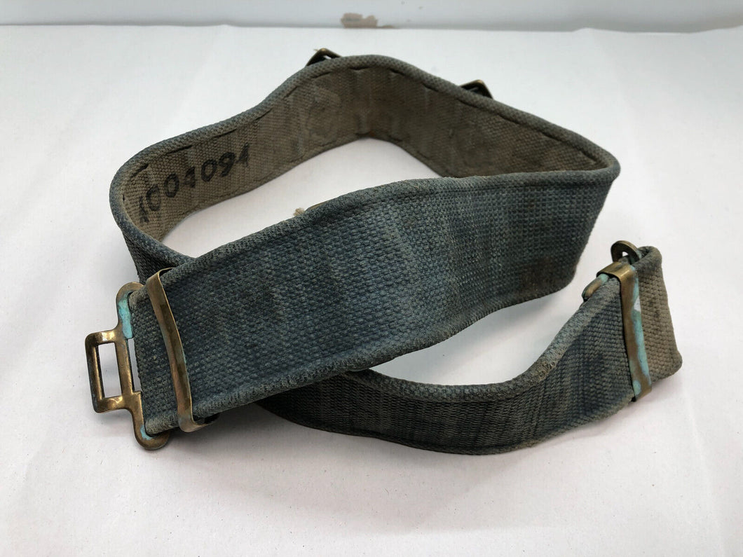 Original British RAF Royal Air Force WW2 37 Pattern Combat Belt - 38